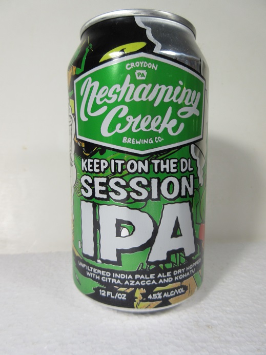 Neshaminy Creek - Keep It On The DL Session IPA - T/O